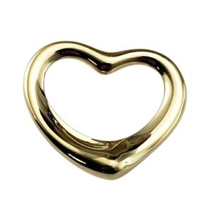 Tiffany & Co. Elsa Peretti 18K Yellow Gold Open Heart Pendant #21548